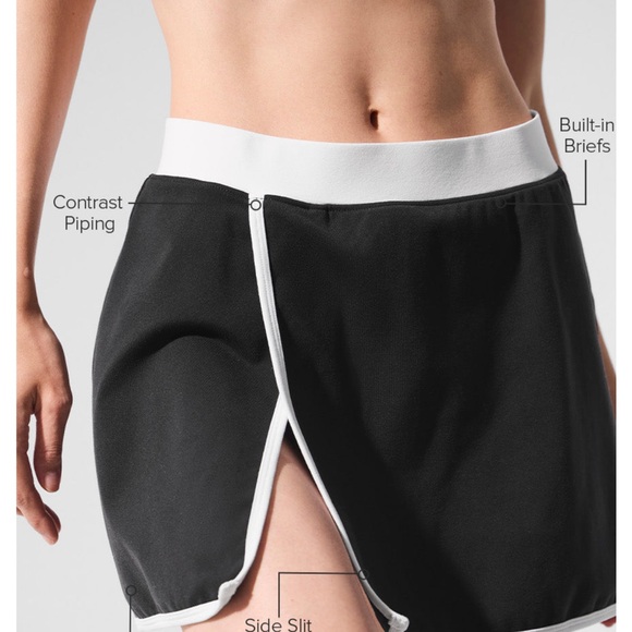 ALO Yoga Black and White Airbrush Skirt - Picture 6 of 6